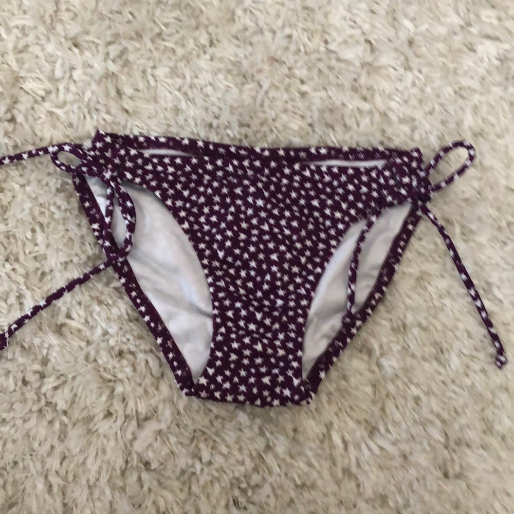 Victoria Secret purple swim bottom XS